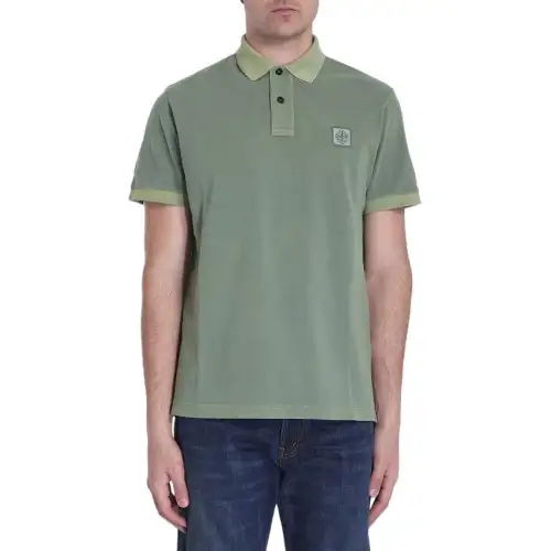 Stone Island Compass-patch polo shirt