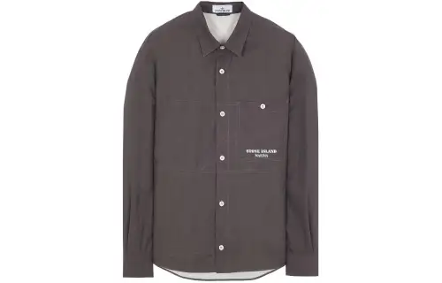 STONE ISLAND SS24 MARINA Collection Shirt Men's Gray