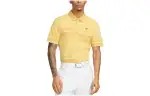 Nike Polo Shirts Men's Yellow Polo Collar Moderate Straight Fit