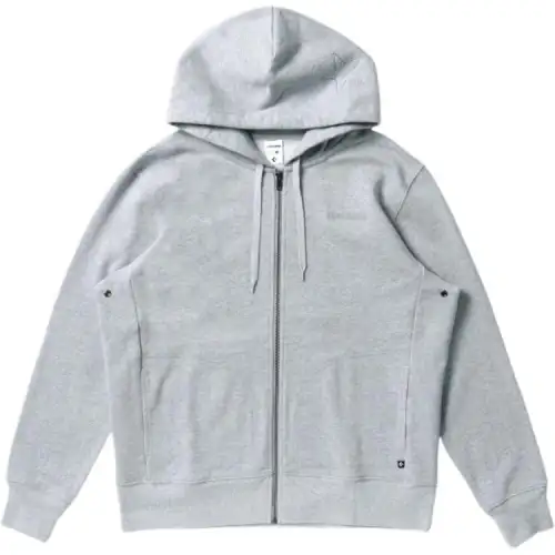 Converse CV ZIP UP HOODIE Sweatshirt Men's Heather Gray