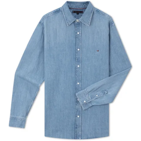 Tommy Hilfiger Shirt Men's Denim Blue