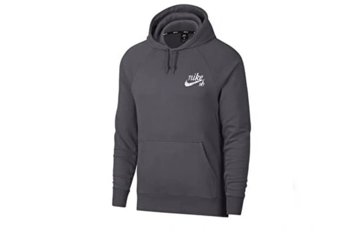 Nike Sweatshirts Men's Gray Hooded Moderate Other