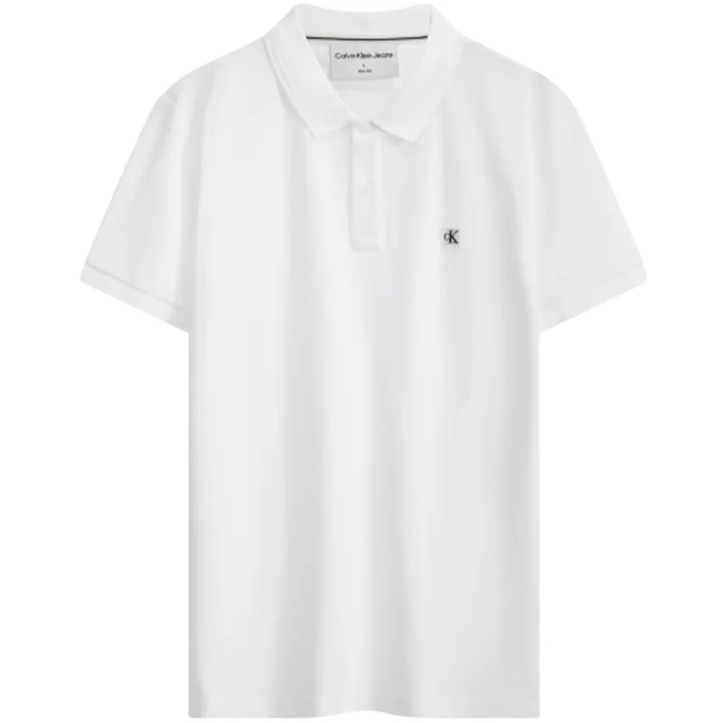 Calvin Klein Polo Shirts Men's YAF-Moon White Moderate