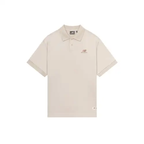 New Balance Polo Shirt Men's Beige