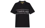 Timberland Polo Shirts Men's Black Polo Collar Moderate Straight Fit
