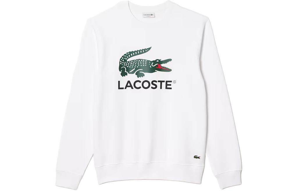 Мужской свитшот LACOSTE SH1281-001 (белый)