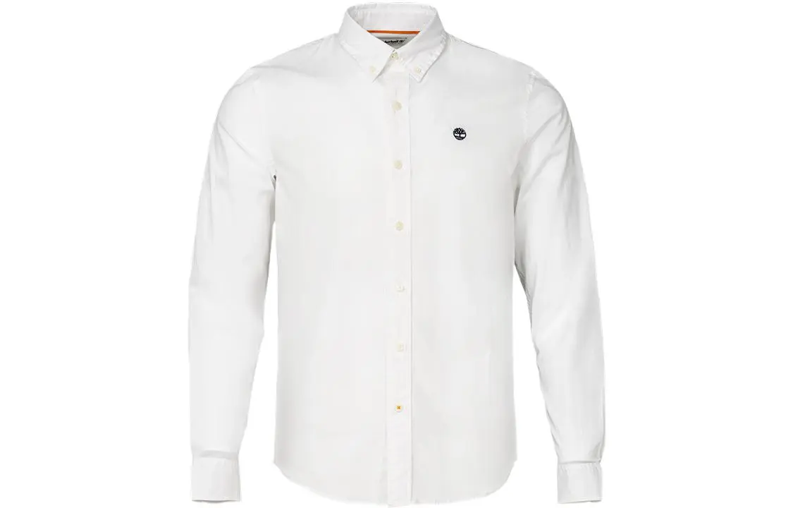 Timberland Shirts Men's White Lapel Moderate Shirt
