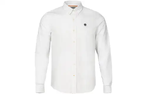 Timberland Shirts Men's White Lapel Moderate Shirt