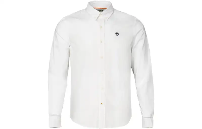 Timberland Shirts Men's White Lapel Moderate Shirt