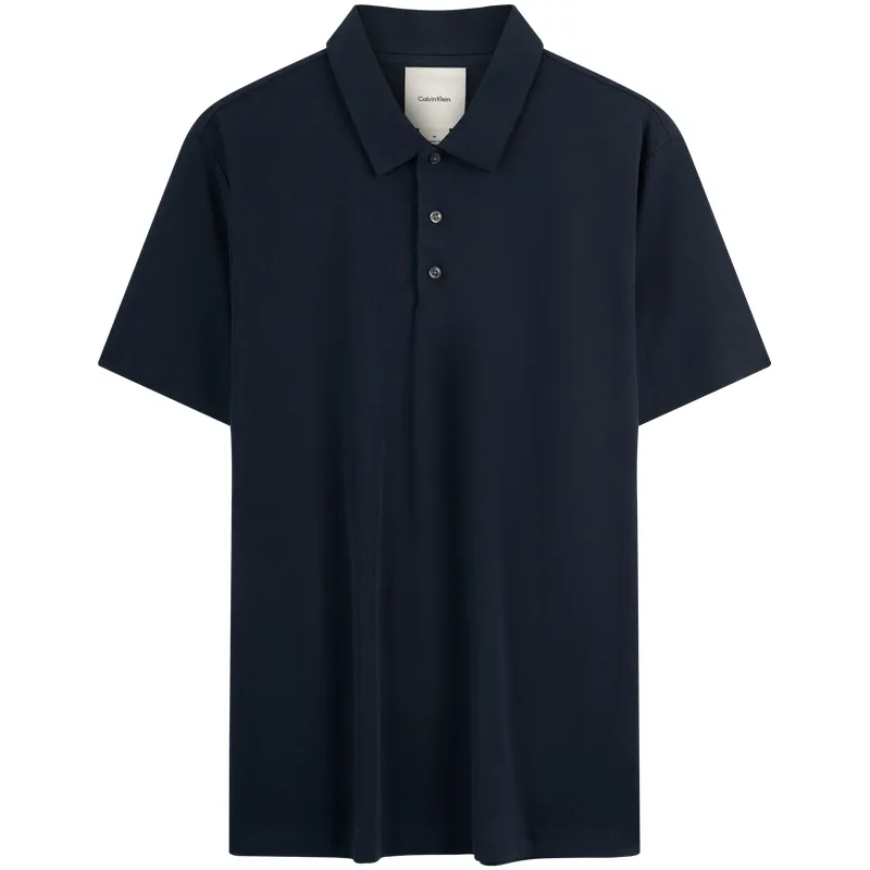 Calvin Klein SS25 Polo Shirts Men's Polo Collar Moderate