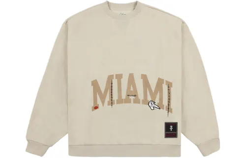Travis Scott X Mitchell & Ness Miami Hurricanes Pullover Sweatshirt
