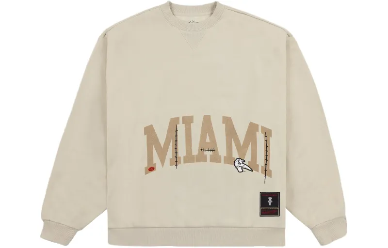 Travis Scott X Mitchell & Ness Miami Hurricanes Pullover Sweatshirt