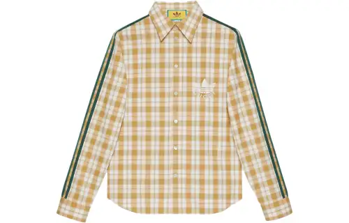 GUCCI X Adidas Long Sleeves Plain Cotton Logo Shirt