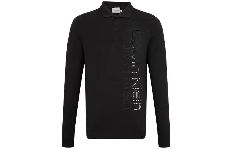 CALVIN KLEIN Polo Shirt Men's Black
