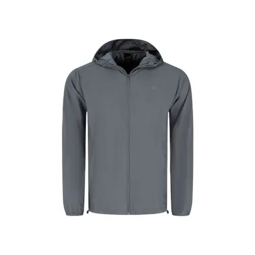 ASICS Jackets Men's Dark Gray Hooded Non Detachable Thin Other