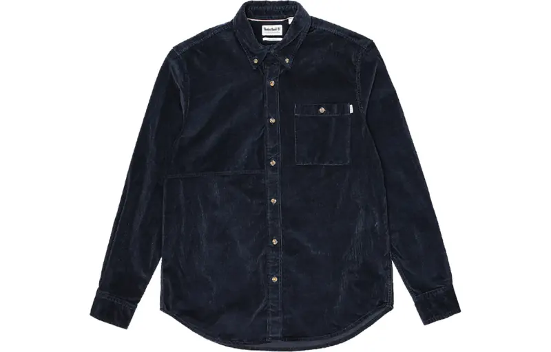 Timberland Shirts Men's Blue Lapel Moderate Other