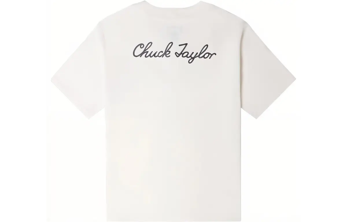 Converse Shirts Men's White V-neck Moderate Shirt