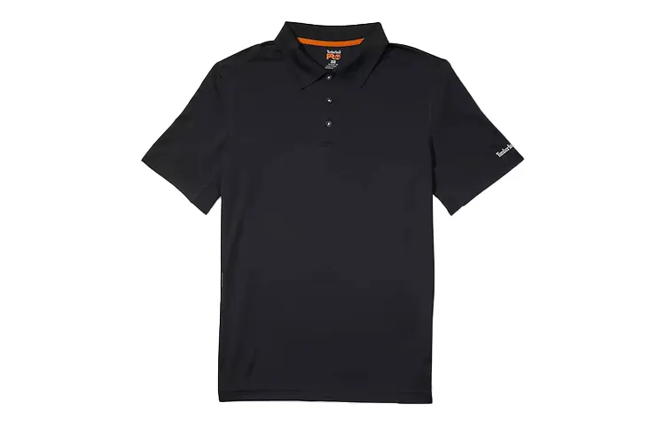 Timberland Polo Shirts Men's Dark Blue Polo Collar Moderate Straight Fit