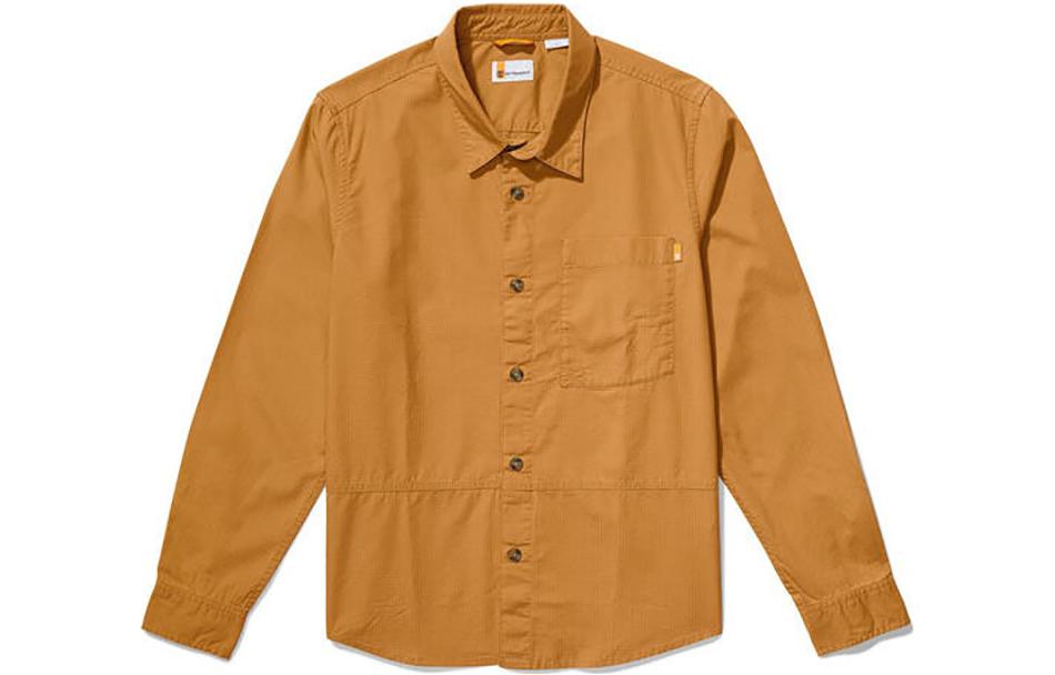 Мужская рубашка Timberland Pocket Shirt (оранжевая)