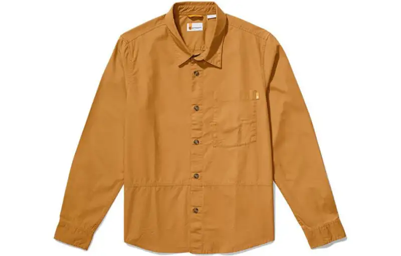 Timberland Shirts Men's Orange Lapel Moderate Other