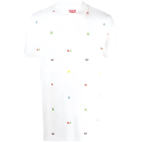 KENZO Pixels Slim Fit Polo Shirt