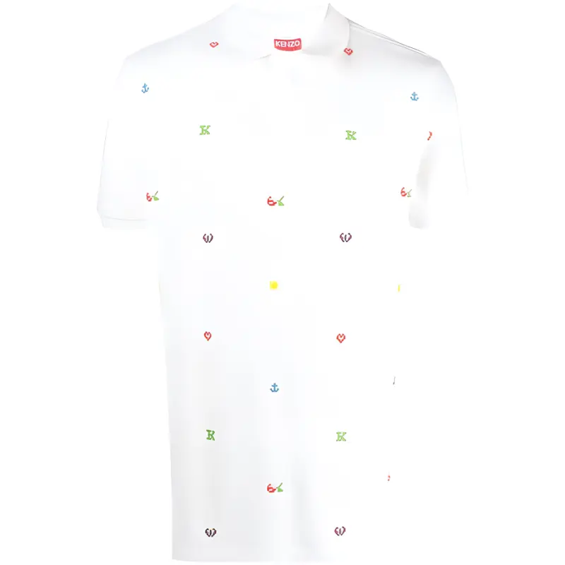 KENZO Pixels Slim Fit Polo Shirt