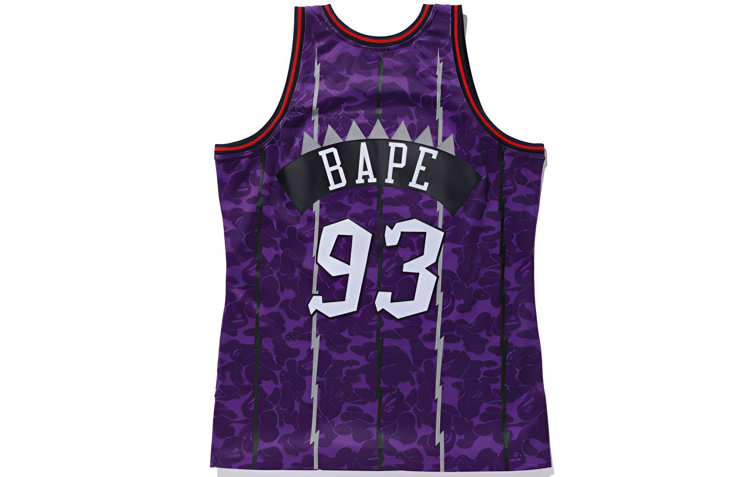 A BATHING APE Bape Basketball Jersey Unisex Purple