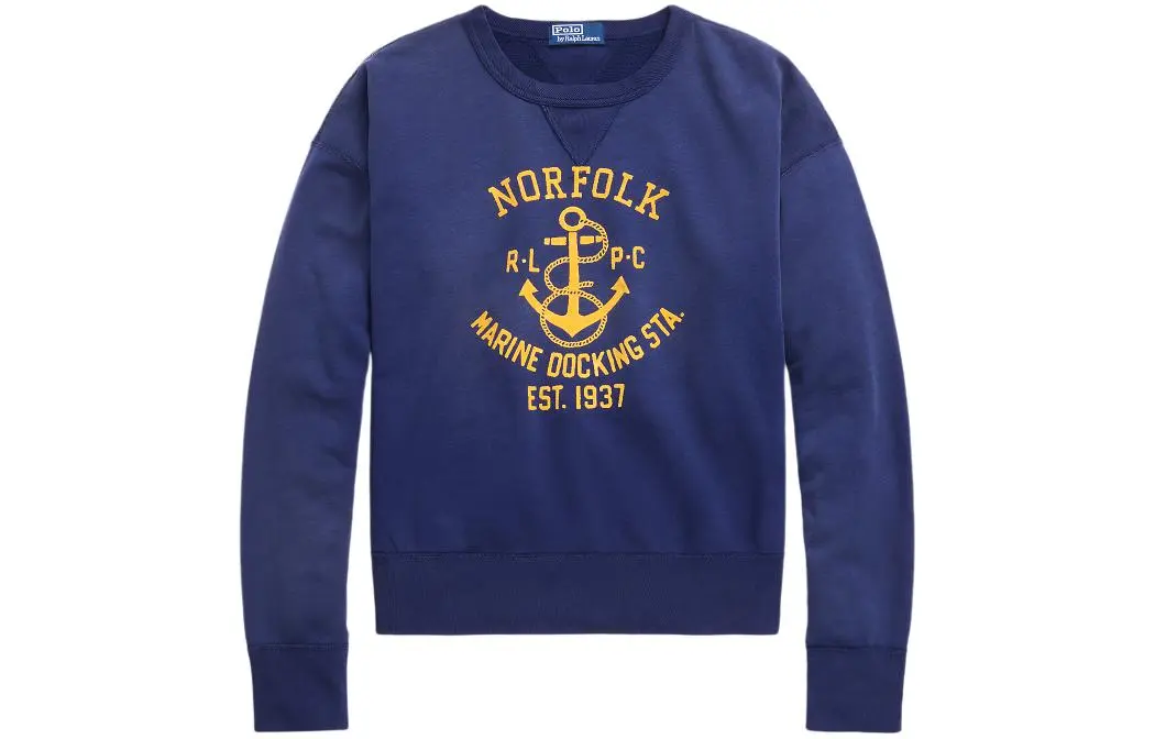 Polo Ralph Lauren SS24 Sweatshirt Men's Deep Cobalt Blue