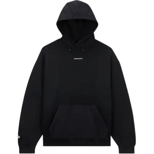 Converse Wordmark Hoodie Sweatshirt Men's Black