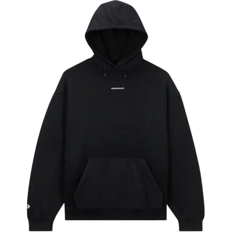Converse Wordmark Hoodie Sweatshirt Men's Black