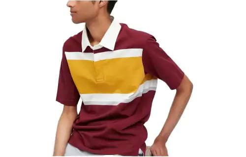 UNIQLO Polo Shirt Unisex Dark Red