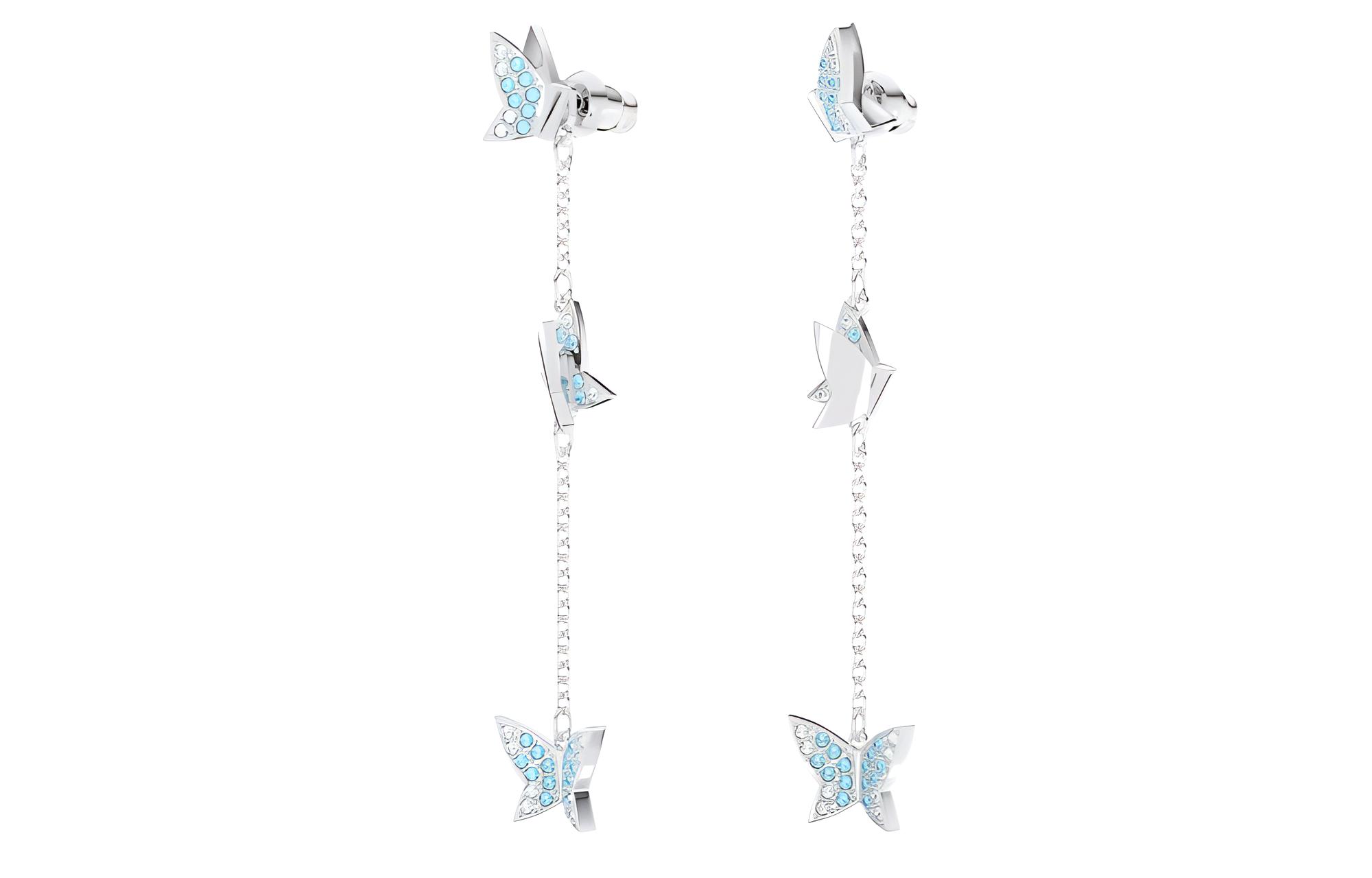 Женские серьги Swarovski Lilia (серебряные)