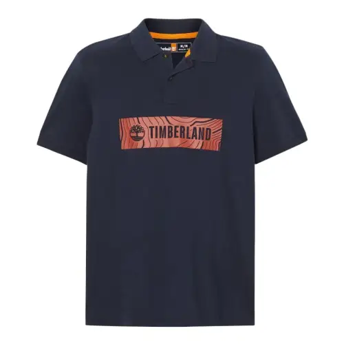 Timberland Polo Shirt Men's Dark Blue
