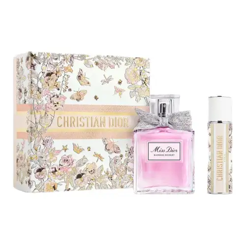 DIOR Perfume, set, floral lemon gift box contains rose for friend, white musk, 100 ml, 10 ml, Birthday gift