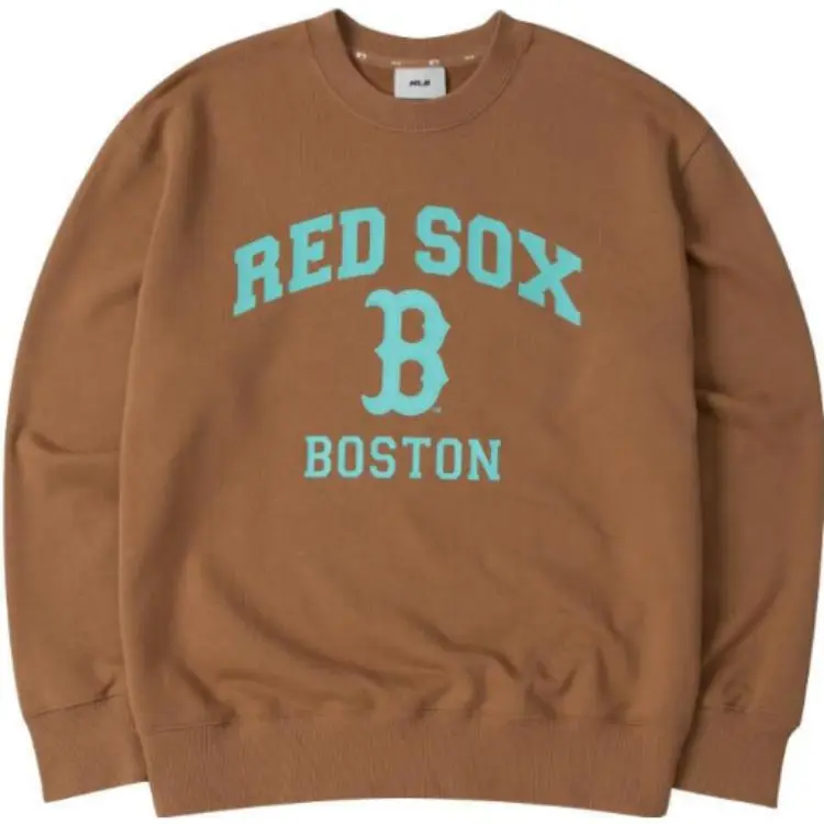 MLB Boston Red Sox Sweatshirt Unisex Dark Beige