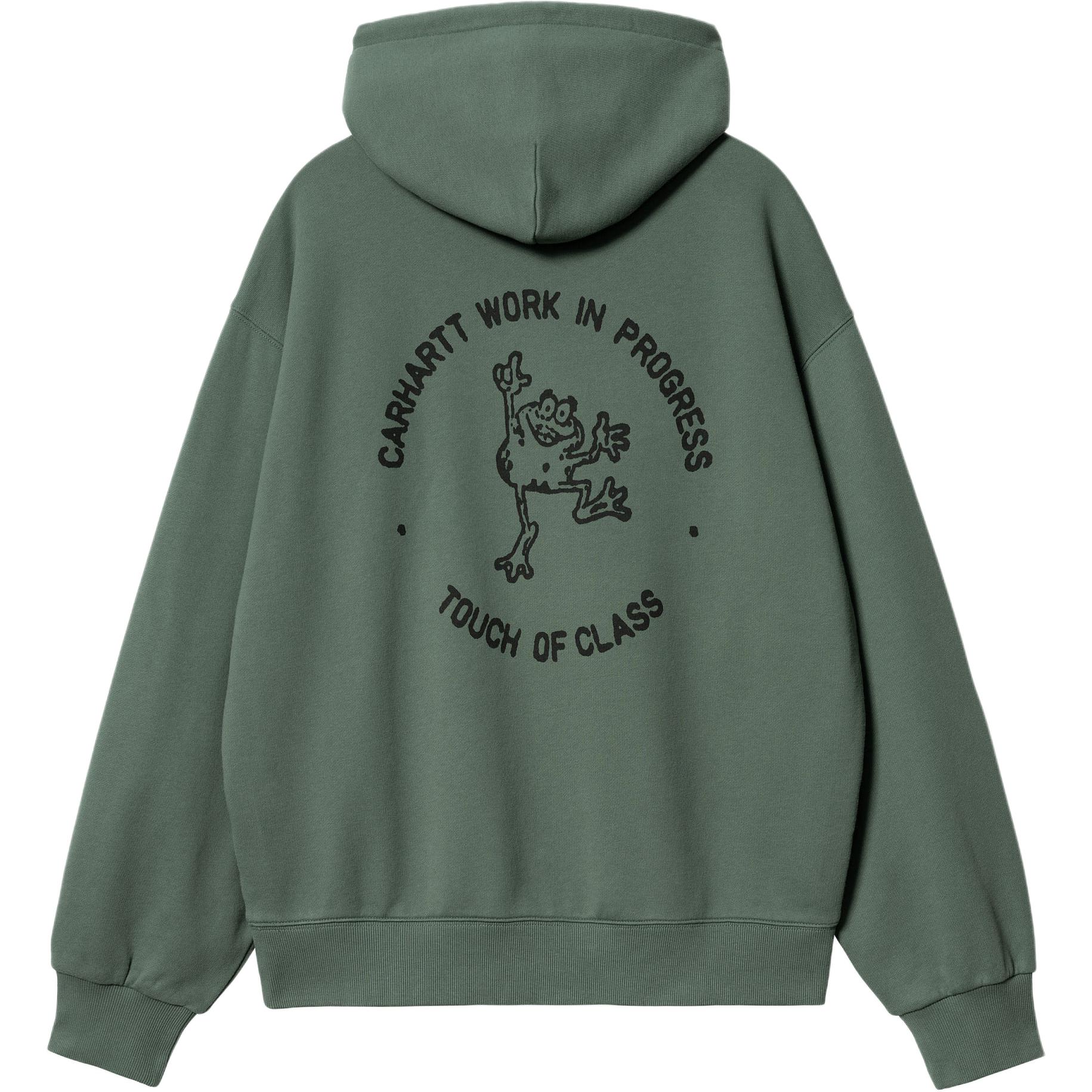 Худи Carhartt WIP Hooded Stamp Sweat (зеленое)