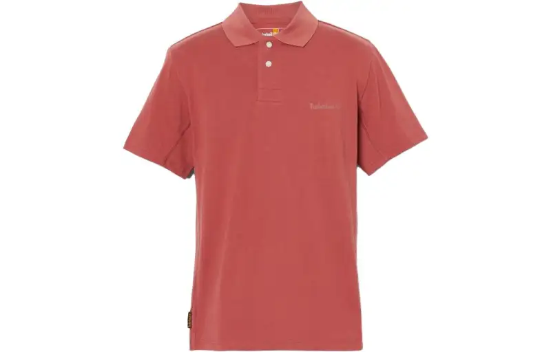 Timberland Polo Shirts Men's Sauce Red Polo Collar Moderate Straight Fit