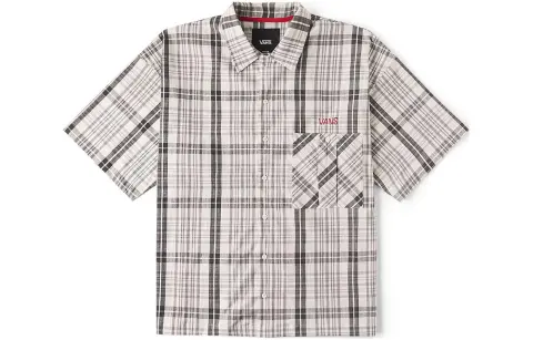 Vans TOKYO DESIGN COLLECTIVE Shirt Men's Light Gray Plaid