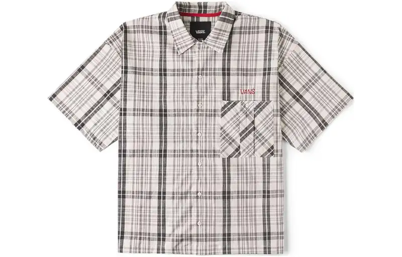 Vans TOKYO DESIGN COLLECTIVE Shirt Men's Light Gray Plaid