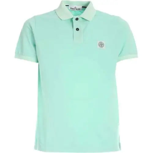 STONE ISLAND Polo Shirt Men's Light Green