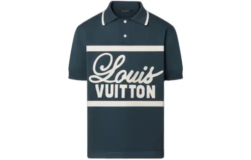 LOUIS VUITTON FW22 Polo Shirt Men's Blue