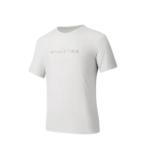 Anta Variety Training Collection T Shirt Men's Light Sand Gray