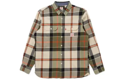 Levi's Shirts Men's Umber Lapel Moderate Other
