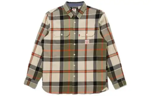 Levis Shirts Men's Umber Lapel Moderate Other
