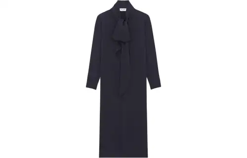 SAINT LAURENT SS23 Shirt Men's Marine Blue