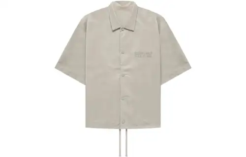 Fear Of God Essentials rubberised-logo short-sleeve shirt