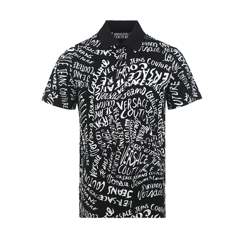 Мужская футболка Versace Jeans Couture (черная)