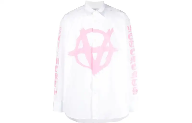 Vetements Shirts Unisex White Lapel Moderate Other