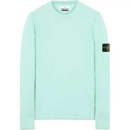 STONE ISLAND Sweatshirt Men's Light Green