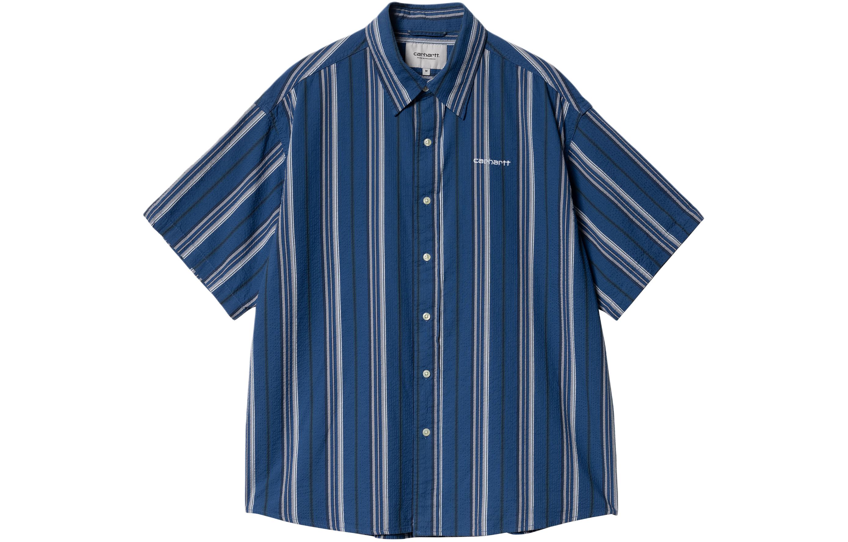 Мужская рубашка Carhartt Quentin Shirt (синяя)